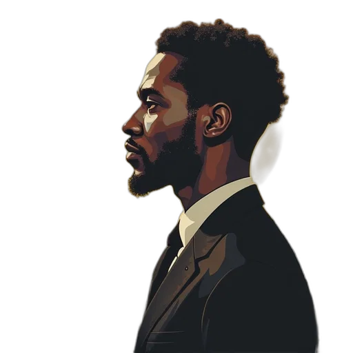 face, jacket, cartoon, concept art transparent PNG cut-out