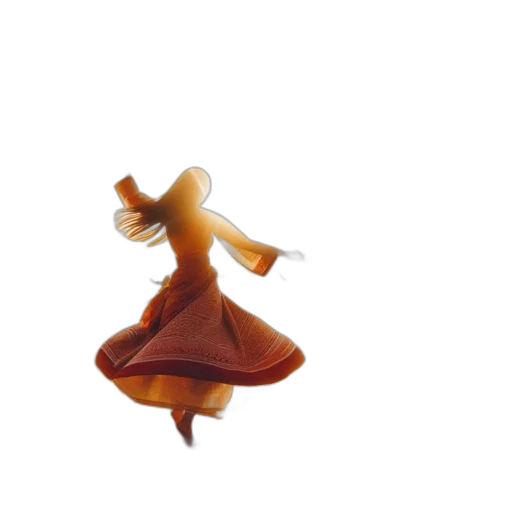 dress, staff, hair, hat transparent PNG cut-out