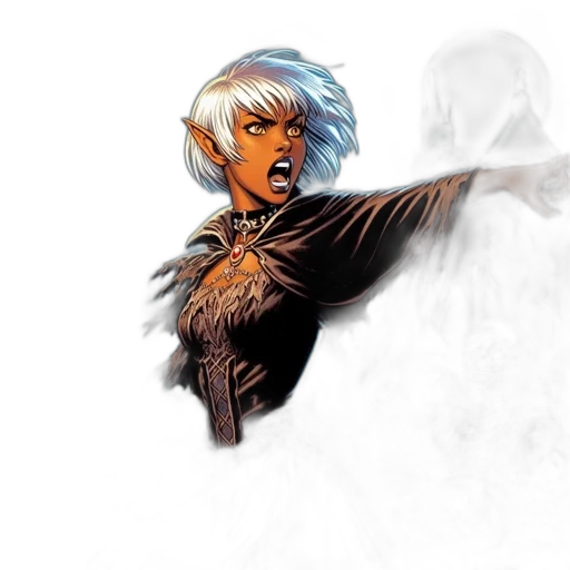 weapon, jacket, staff, comic book art transparent PNG cut-out