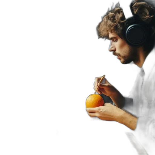 food, photorealistic, concept art, oil painting transparent PNG cut-out