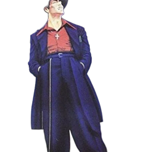 jacket, staff, umbrella, hat transparent PNG cut-out