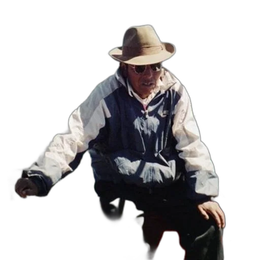 jacket, staff, hat, animal transparent PNG cut-out
