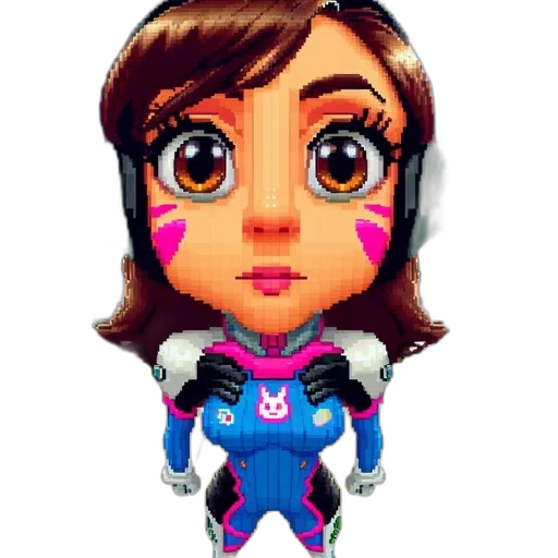 robot, face, mask, pixel art transparent PNG cut-out