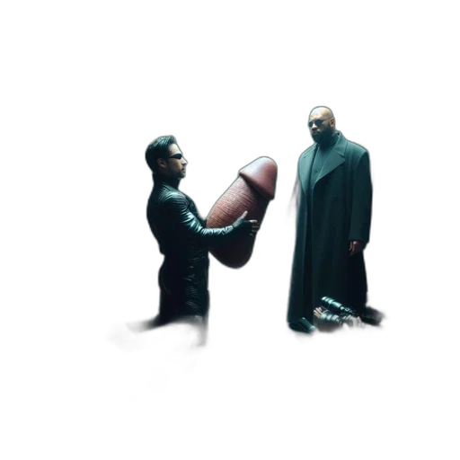 staff, mask, umbrella, jacket transparent PNG cut-out