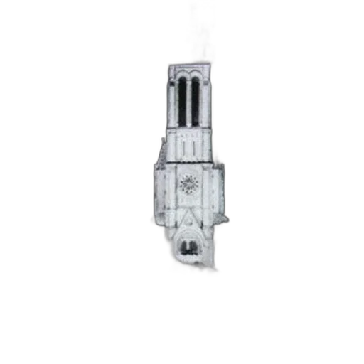 black, white, photo, cathedral transparent PNG cut-out