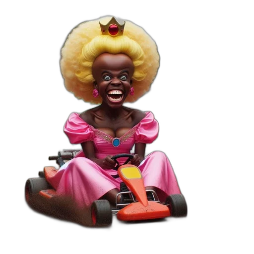 car, hair, crown, robot transparent PNG cut-out