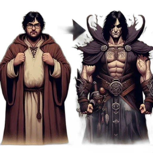 concept art, fantasy art, comic book art, pixel art transparent PNG cut-out