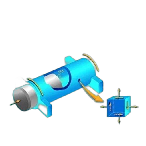 weapon, staff, robot, 3d render transparent PNG cut-out