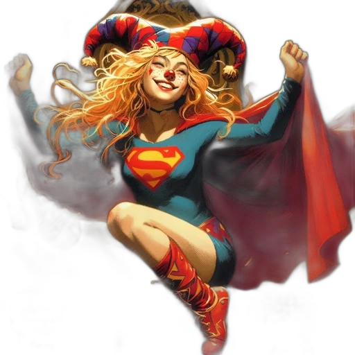 comic book art, concept art, fantasy art, female transparent PNG cut-out