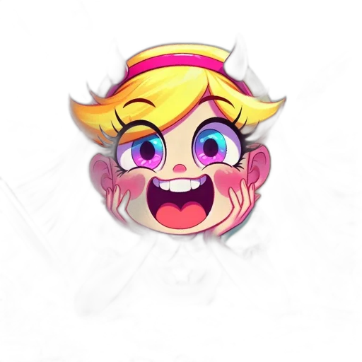 face, crown, mask, creature transparent PNG cut-out