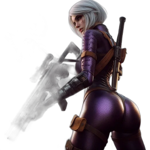 weapon, concept art, cyberpunk, fantasy art transparent PNG cut-out