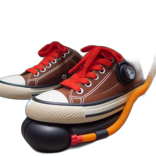 shoes, photorealistic, 3d render, person transparent PNG cut-out