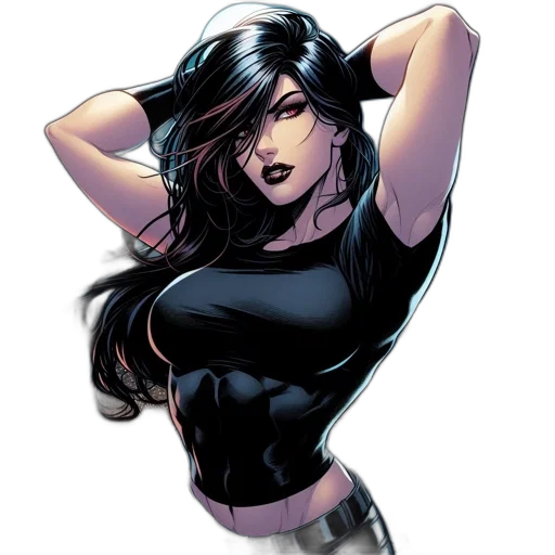 comic book art, concept art, cartoon, fantasy art transparent PNG cut-out
