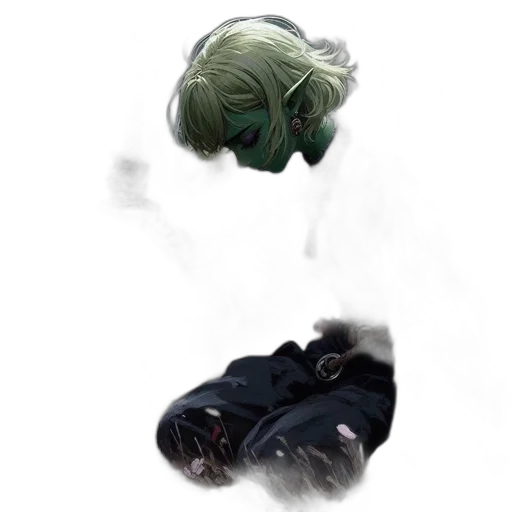 mask, face, creature, jacket transparent PNG cut-out