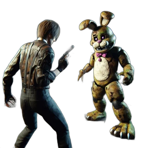 animal, jacket, creature, weapon transparent PNG cut-out