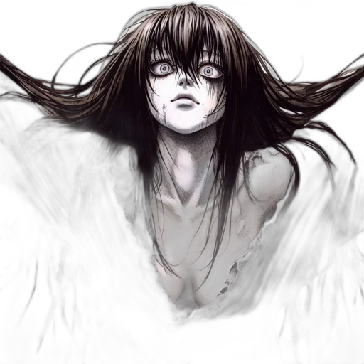 face, creature, mask, hair transparent PNG cut-out