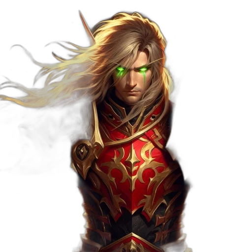 sword, staff, face, fantasy art transparent PNG cut-out