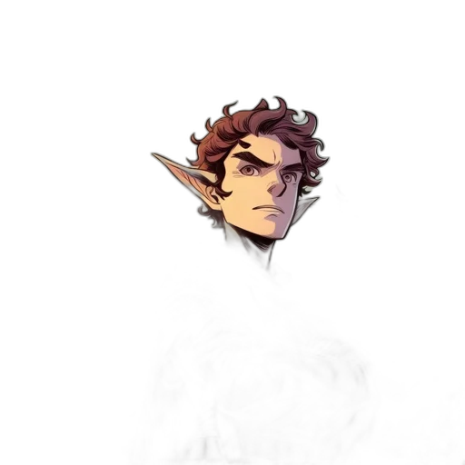 staff, face, dragon, crown transparent PNG cut-out