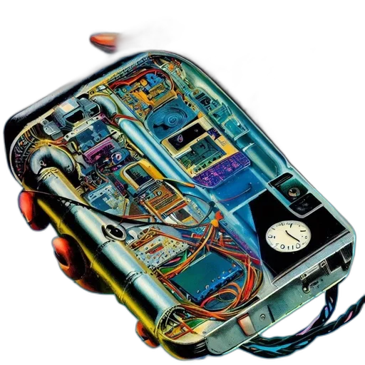 robot, jewelry, car, weapon transparent PNG cut-out