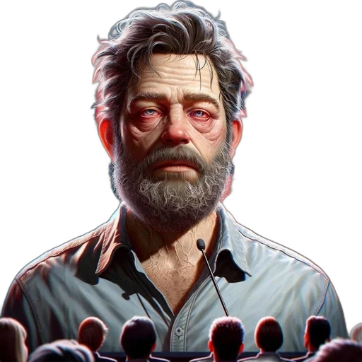 face, mask, staff, jacket transparent PNG cut-out