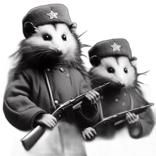 weapon, staff, hat, animal transparent PNG cut-out
