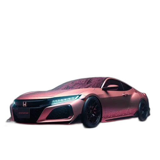 car, 3d render, photorealistic, concept art transparent PNG cut-out