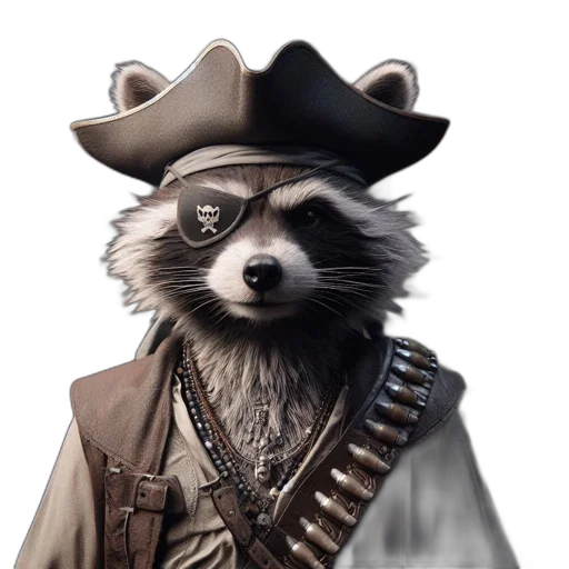 hat, staff, animal, jacket transparent PNG cut-out