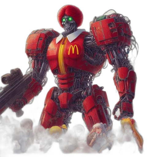 robot, food, weapon, animal transparent PNG cut-out