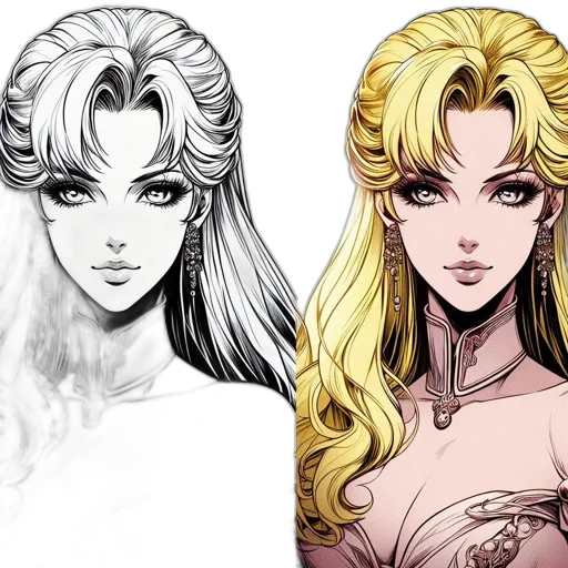 comic book art, concept art, fantasy art, anime transparent PNG cut-out