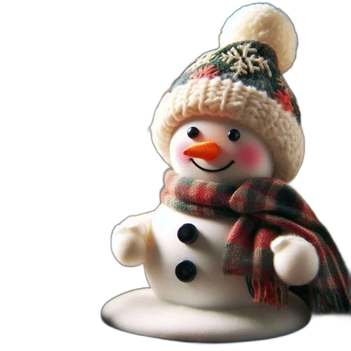 hat, 3d render, photorealistic, snow transparent PNG cut-out