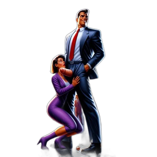 comic book art, concept art, pixel art, neon lights transparent PNG cut-out