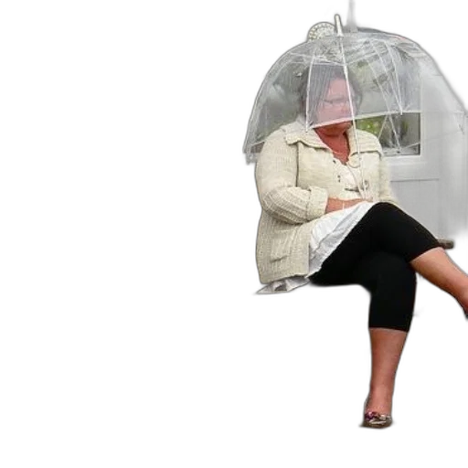 umbrella, jacket, hat, furniture transparent PNG cut-out