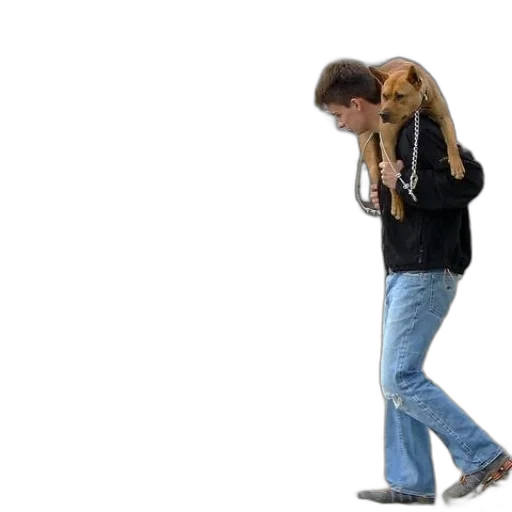 jacket, animal, staff, creature transparent PNG cut-out