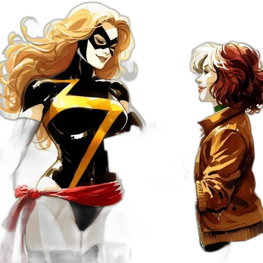 comic book art, concept art, cartoon, fantasy art transparent PNG cut-out
