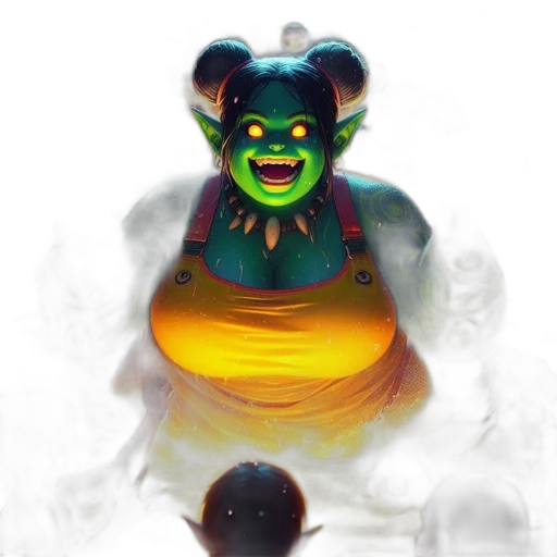 mask, creature, face, staff transparent PNG cut-out