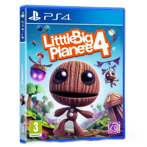 concept art, 3d render, littlebigplanet, ps4 transparent PNG cut-out