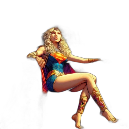 dress, fantasy art, concept art, comic book art transparent PNG cut-out