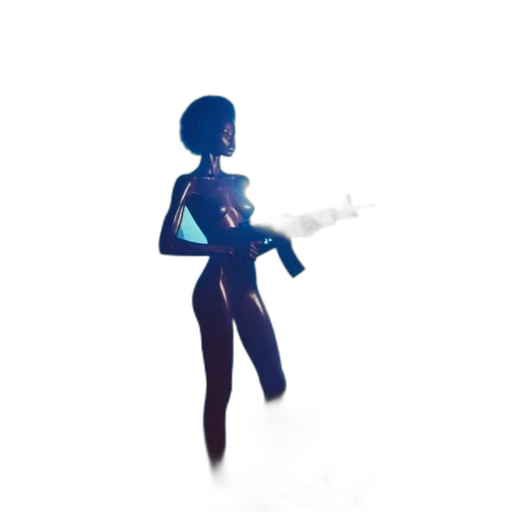 robot, staff, weapon, sword transparent PNG cut-out