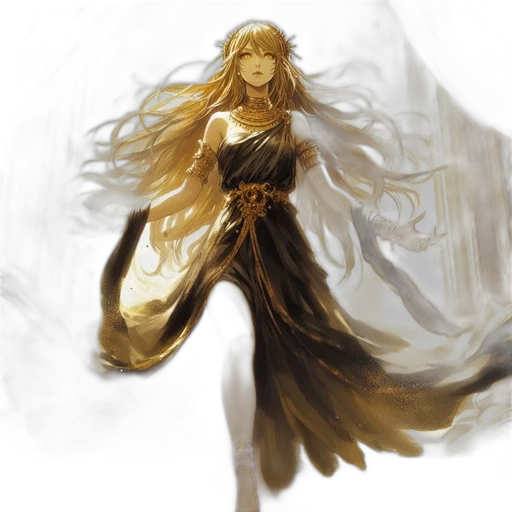 dress, fantasy art, concept art, watercolor transparent PNG cut-out