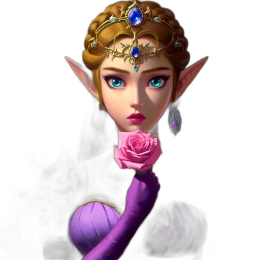 crown, staff, jewelry, face transparent PNG cut-out