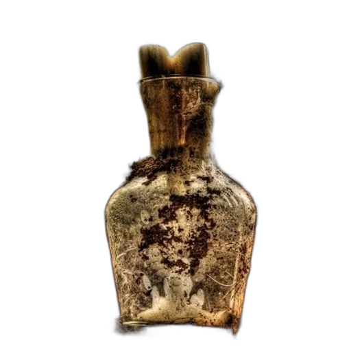 bottle, crown, jewelry, dress transparent PNG cut-out
