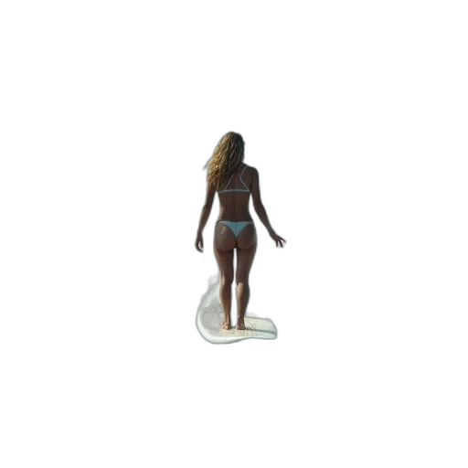 creature, staff, dress, 3d render transparent PNG cut-out