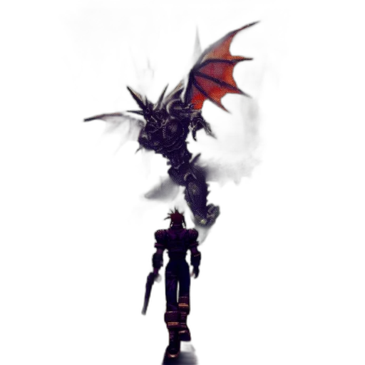 dragon, weapon, sword, staff transparent PNG cut-out