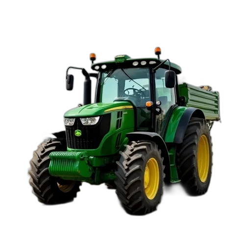 green, tractor, large, combine transparent PNG cut-out
