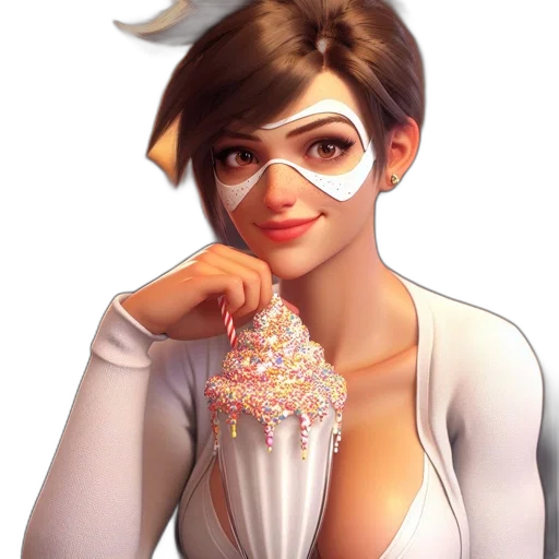 staff, jewelry, dress, face transparent PNG cut-out