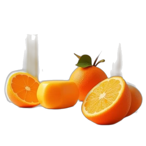 food, crown, 3d render, photorealistic transparent PNG cut-out