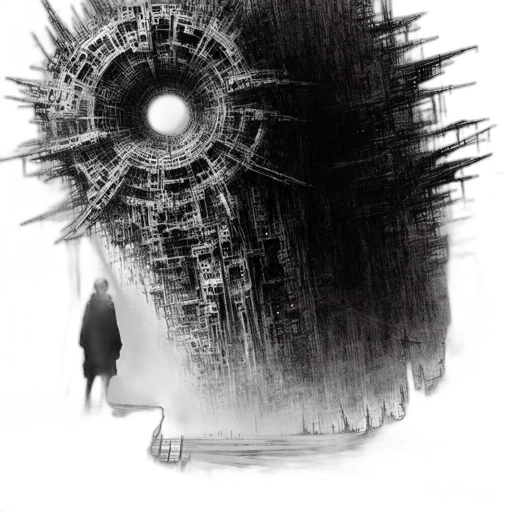 robot, mask, creature, dress transparent PNG cut-out