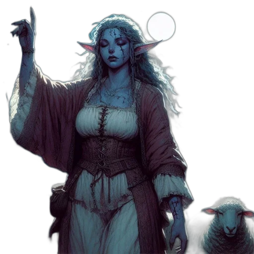 staff, concept art, fantasy art, comic book art transparent PNG cut-out