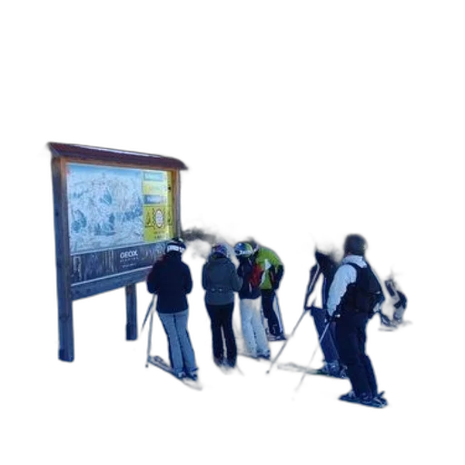 staff, robot, umbrella, jacket transparent PNG cut-out