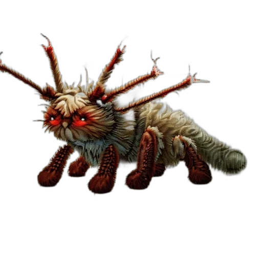 creature, animal, staff, dragon transparent PNG cut-out